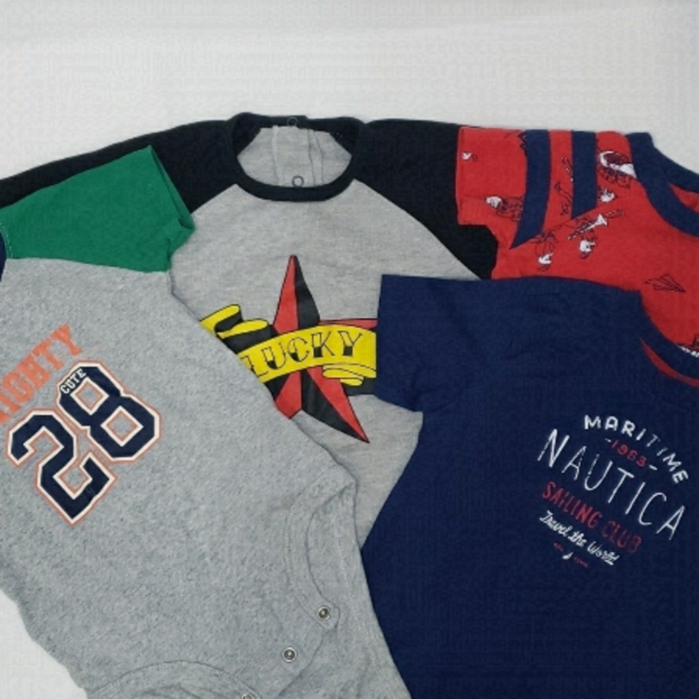 𝅺5/$30 BUNDLE OF Graphic Bodysuits NAUTICA JOE FRESH LUCKY